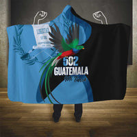 Guatemala Independence Day Hooded Blanket 502 Mi Tierra Resplendent Quetzal - Wonder Print Shop
