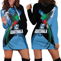 Guatemala Independence Day Hoodie Dress 502 Mi Tierra Resplendent Quetzal - Wonder Print Shop
