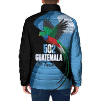 Guatemala Independence Day Padded Jacket 502 Mi Tierra Resplendent Quetzal - Wonder Print Shop
