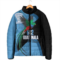 Guatemala Independence Day Padded Jacket 502 Mi Tierra Resplendent Quetzal - Wonder Print Shop