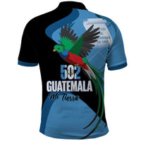 Guatemala Independence Day Polo Shirt 502 Mi Tierra Resplendent Quetzal - Wonder Print Shop