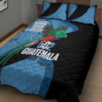 Guatemala Independence Day Quilt Bed Set 502 Mi Tierra Resplendent Quetzal - Wonder Print Shop