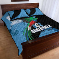 Guatemala Independence Day Quilt Bed Set 502 Mi Tierra Resplendent Quetzal - Wonder Print Shop