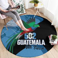 Guatemala Independence Day Round Carpet 502 Mi Tierra Resplendent Quetzal - Wonder Print Shop