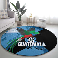 Guatemala Independence Day Round Carpet 502 Mi Tierra Resplendent Quetzal - Wonder Print Shop