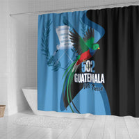 Guatemala Independence Day Shower Curtain 502 Mi Tierra Resplendent Quetzal - Wonder Print Shop