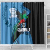 Guatemala Independence Day Shower Curtain 502 Mi Tierra Resplendent Quetzal - Wonder Print Shop