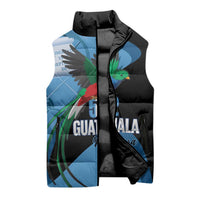 Guatemala Independence Day Sleeveless Puffer Jacket 502 Mi Tierra Resplendent Quetzal - Wonder Print Shop
