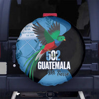 Guatemala Independence Day Spare Tire Cover 502 Mi Tierra Resplendent Quetzal - Wonder Print Shop