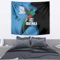 Guatemala Independence Day Tapestry 502 Mi Tierra Resplendent Quetzal - Wonder Print Shop