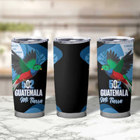 Guatemala Independence Day Tumbler Cup 502 Mi Tierra Resplendent Quetzal - Wonder Print Shop