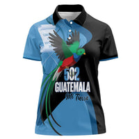Guatemala Independence Day Women Polo Shirt 502 Mi Tierra Resplendent Quetzal - Wonder Print Shop