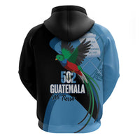 Guatemala Independence Day Zip Hoodie 502 Mi Tierra Resplendent Quetzal - Wonder Print Shop