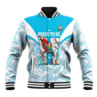 Honduras Independence Day Baseball Jacket 504 Proud Scarlet Macaw - Wonder Print Shop