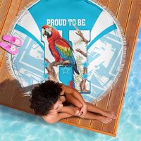 Honduras Independence Day Beach Blanket 504 Proud Scarlet Macaw - Wonder Print Shop