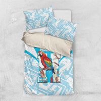 Honduras Independence Day Bedding Set 504 Proud Scarlet Macaw - Wonder Print Shop
