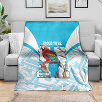 Honduras Independence Day Blanket 504 Proud Scarlet Macaw - Wonder Print Shop
