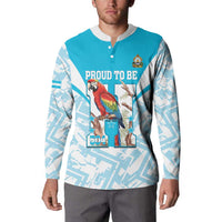 Honduras Independence Day Button Sweatshirt 504 Proud Scarlet Macaw - Wonder Print Shop