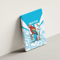 Honduras Independence Day Canvas Wall Art 504 Proud Scarlet Macaw - Wonder Print Shop