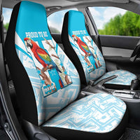 Honduras Independence Day Car Seat Cover 504 Proud Scarlet Macaw - Wonder Print Shop
