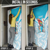 Honduras Independence Day Door Cover 504 Proud Scarlet Macaw - Wonder Print Shop