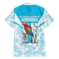 Honduras Independence Day Family Matching Tank Maxi Dress and Hawaiian Shirt 504 Proud Scarlet Macaw - Wonder Print Shop
