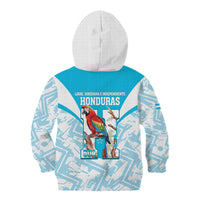 Honduras Independence Day Kid Hoodie 504 Proud Scarlet Macaw - Wonder Print Shop