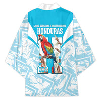 Honduras Independence Day Kimono 504 Proud Scarlet Macaw - Wonder Print Shop