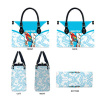 Honduras Independence Day Leather Bag 504 Proud Scarlet Macaw - Wonder Print Shop