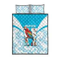 Honduras Independence Day Quilt Bed Set 504 Proud Scarlet Macaw - Wonder Print Shop