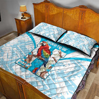 Honduras Independence Day Quilt Bed Set 504 Proud Scarlet Macaw - Wonder Print Shop