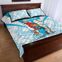 Honduras Independence Day Quilt Bed Set 504 Proud Scarlet Macaw - Wonder Print Shop