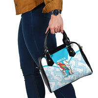 Honduras Independence Day Shoulder Handbag 504 Proud Scarlet Macaw - Wonder Print Shop