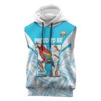 Honduras Independence Day Sleeveless Hoodie 504 Proud Scarlet Macaw - Wonder Print Shop