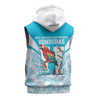 Honduras Independence Day Sleeveless Hoodie 504 Proud Scarlet Macaw - Wonder Print Shop