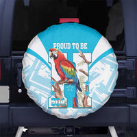 Honduras Independence Day Spare Tire Cover 504 Proud Scarlet Macaw - Wonder Print Shop
