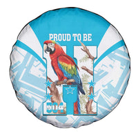 Honduras Independence Day Spare Tire Cover 504 Proud Scarlet Macaw - Wonder Print Shop