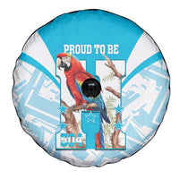 Honduras Independence Day Spare Tire Cover 504 Proud Scarlet Macaw - Wonder Print Shop