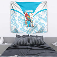 Honduras Independence Day Tapestry 504 Proud Scarlet Macaw - Wonder Print Shop