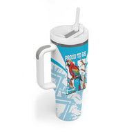 Honduras Independence Day Tumbler With Handle 504 Proud Scarlet Macaw - Wonder Print Shop