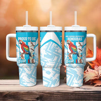 Honduras Independence Day Tumbler With Handle 504 Proud Scarlet Macaw - Wonder Print Shop