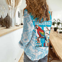 Honduras Independence Day Women Casual Shirt 504 Proud Scarlet Macaw - Wonder Print Shop