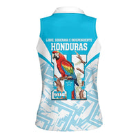 Honduras Independence Day Women Sleeveless Polo Shirt 504 Proud Scarlet Macaw - Wonder Print Shop