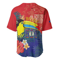 Belize Independence Day Baseball Jersey 501 Proud Keel Billed Toucan Tropical - Wonder Print Shop