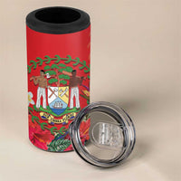 Belize Independence Day 4 in 1 Can Cooler Tumbler 501 Proud Keel Billed Toucan Tropical - Wonder Print Shop