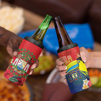 Belize Independence Day 4 in 1 Can Cooler Tumbler 501 Proud Keel Billed Toucan Tropical - Wonder Print Shop