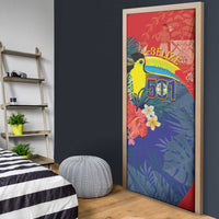 Belize Independence Day Door Cover 501 Proud Keel Billed Toucan Tropical - Wonder Print Shop