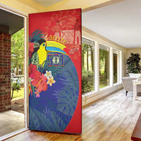 Belize Independence Day Door Cover 501 Proud Keel Billed Toucan Tropical - Wonder Print Shop