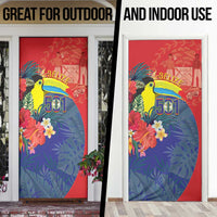 Belize Independence Day Door Cover 501 Proud Keel Billed Toucan Tropical - Wonder Print Shop
