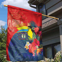 Belize Independence Day Garden Flag 501 Proud Keel Billed Toucan Tropical - Wonder Print Shop
